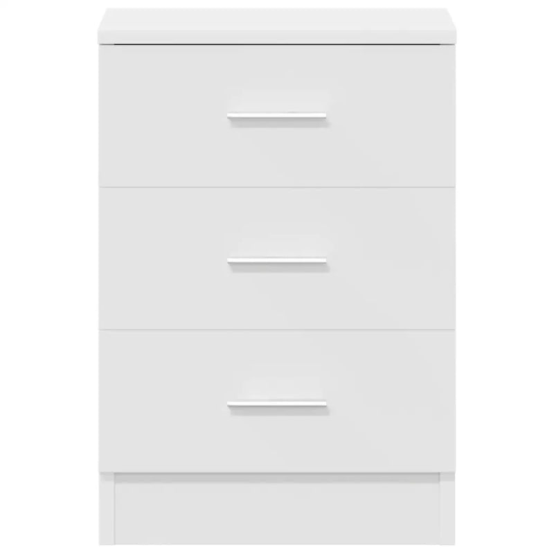 Bedside Cabinets 2 pcs White 38x35x56 cm Engineered Wood