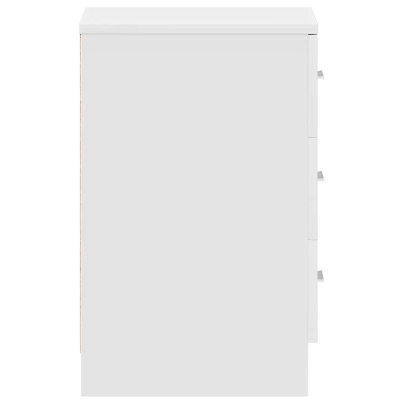 Bedside Cabinets 2 pcs White 38x35x56 cm Engineered Wood