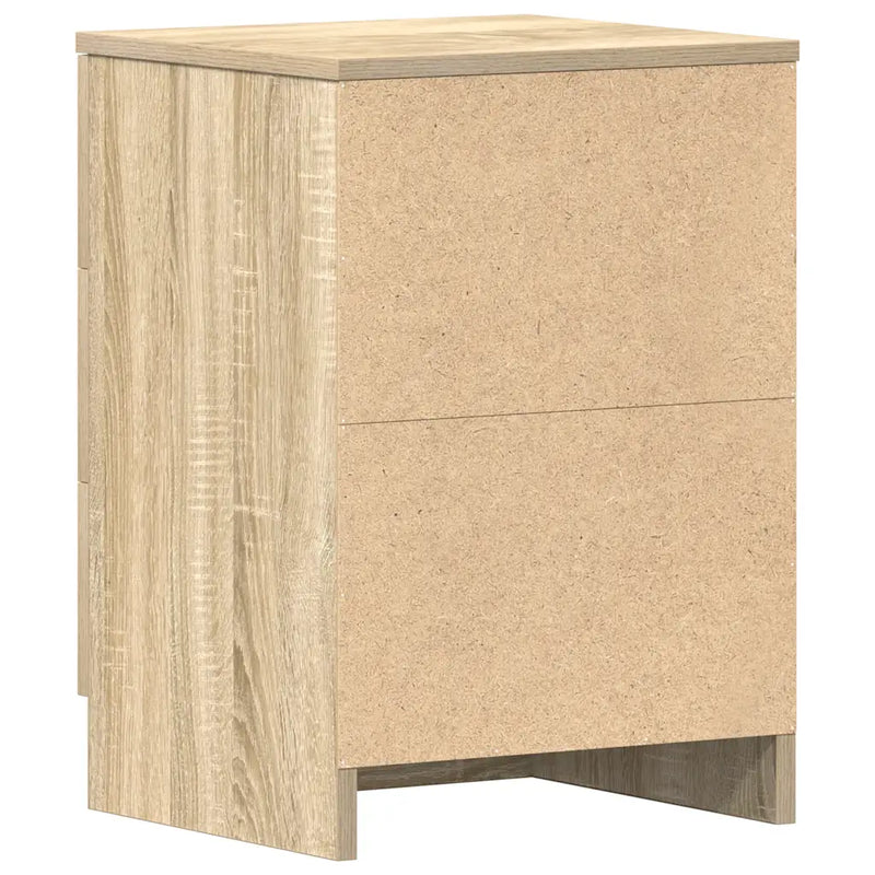 Bedside Cabinets 2 pcs Sonoma Oak 38x35x56 cm Engineered Wood