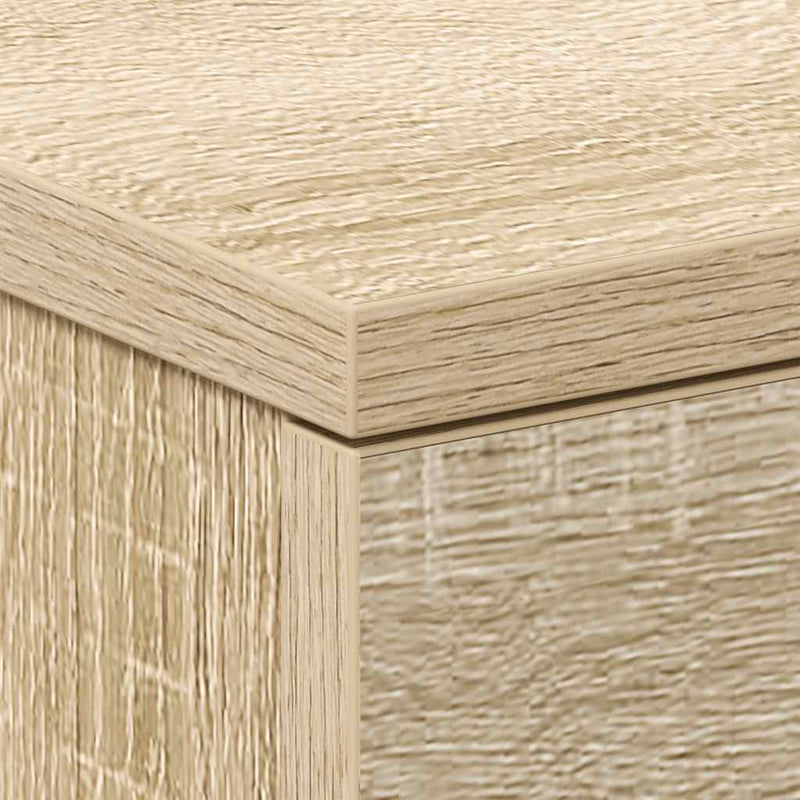 vidaXL Bedside Cabinets 2 pcs Sonoma Oak 38x35x56 cm Engineered Wood