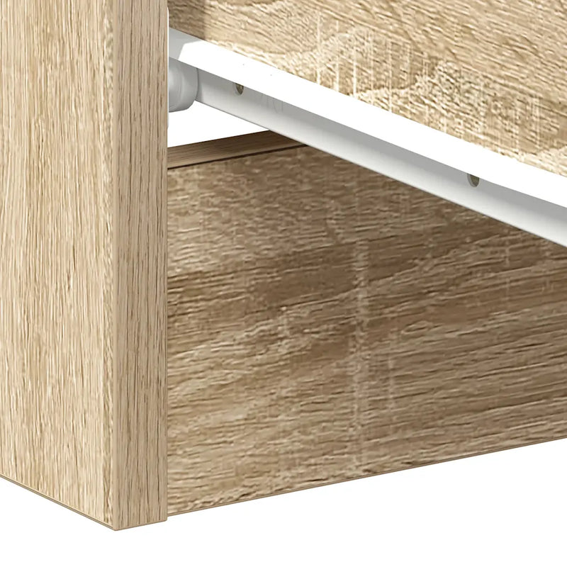 Bedside Cabinets 2 pcs Sonoma Oak 38x35x56 cm Engineered Wood