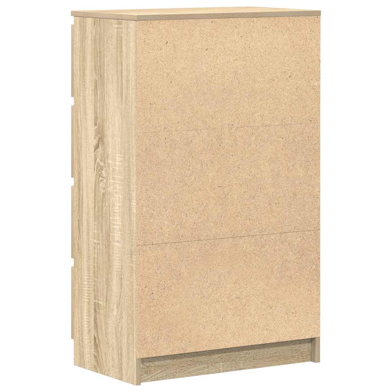 vidaXL Sideboard Sonoma Oak 60x35x98.5 cm Engineered Wood