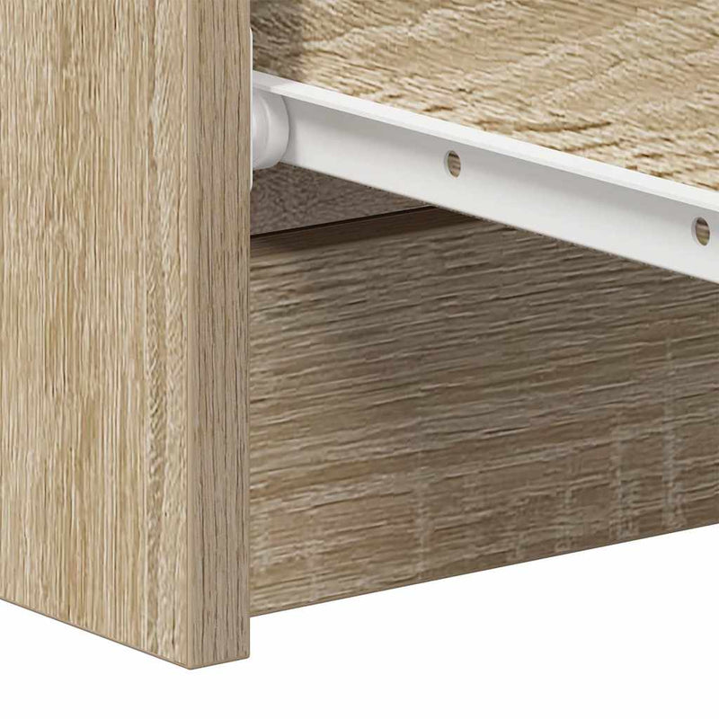 vidaXL Sideboard Sonoma Oak 60x35x98.5 cm Engineered Wood