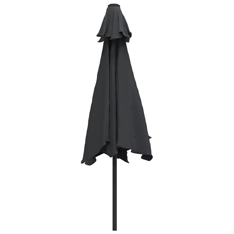 Garden Parasol with Metal Pole 300 cm Black