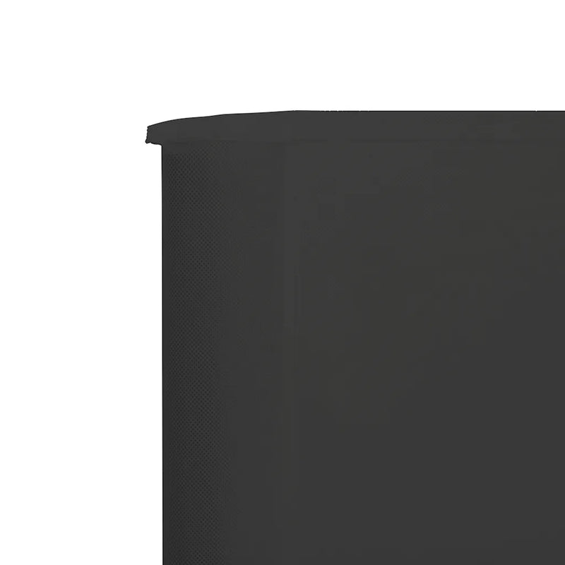6-panel Wind Screen Fabric 800x120 cm Anthracite