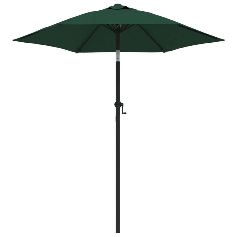 Garden Parasol Green 200x224 cm Aluminium
