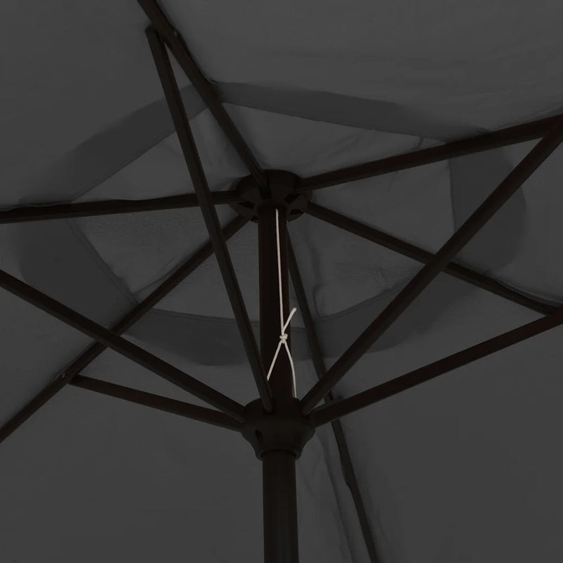 Garden Parasol Anthracite 200x224 cm Aluminium