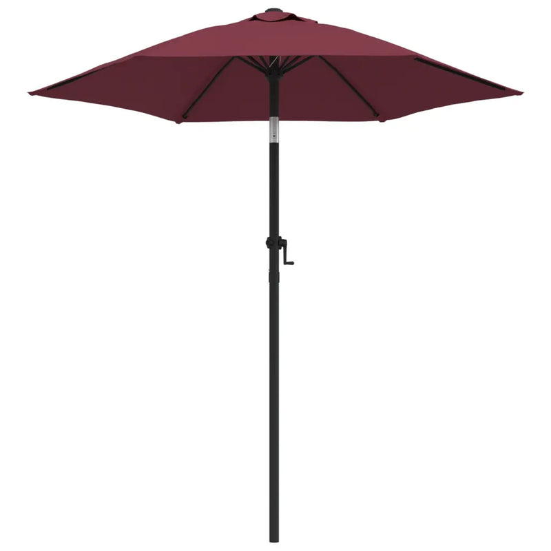 Parasol Burgundy 200x224 cm Aluminium