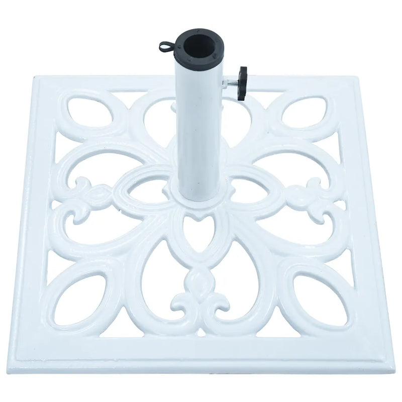Umbrella Base White 12 kg 49 cm Cast Iron