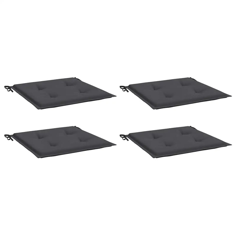 Garden Chair Cushions 4 pcs Anthracite 40x40x4 cm Oxford Fabric