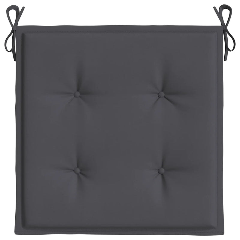 Garden Chair Cushions 4 pcs Anthracite 40x40x4 cm Oxford Fabric