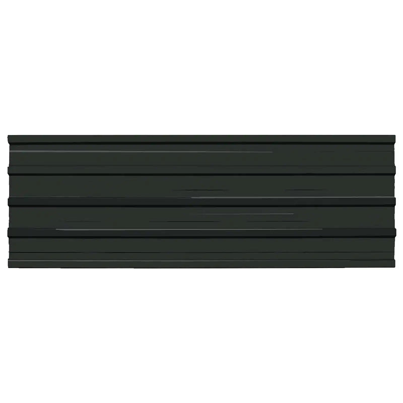 Roof Panel 12 pcs Anthracite 129 x 45 cm Galvanised steel
