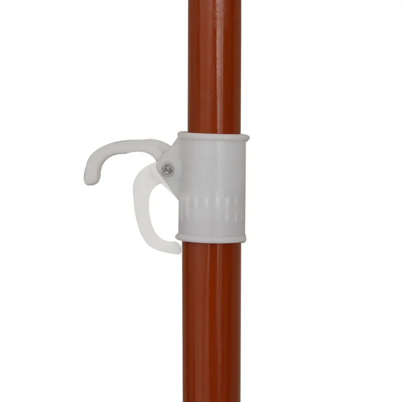 Garden Parasol with Steel Pole 180 cm Sand