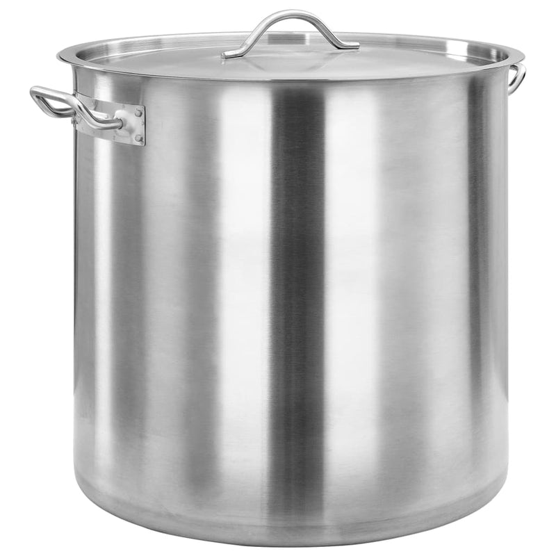 vidaXL Stock Pot 50 L 40x40 cm Stainless Steel