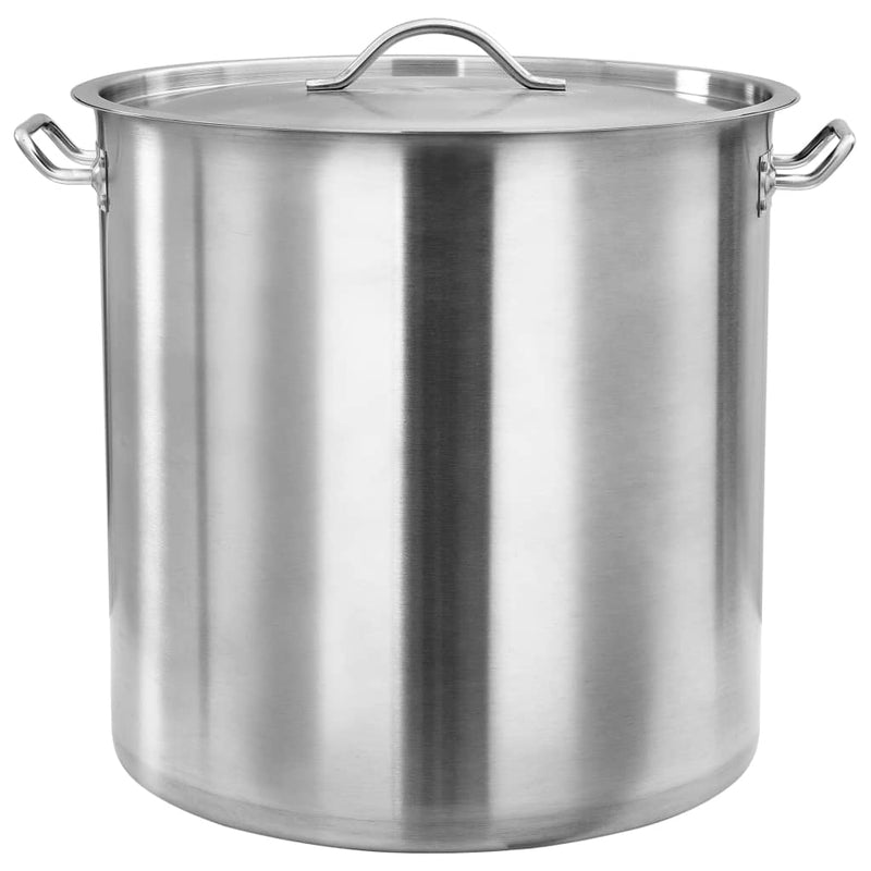 vidaXL Stock Pot 50 L 40x40 cm Stainless Steel