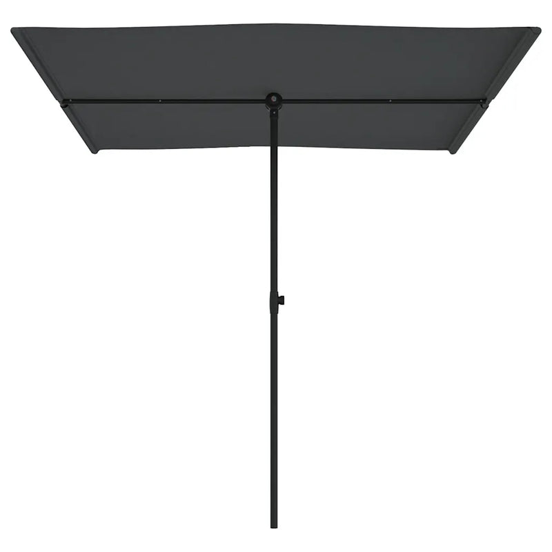 Garden Parasol with Aluminium Pole 2x1.5 m Anthracite