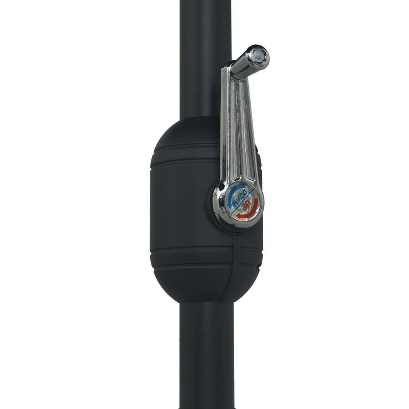 Garden Parasol with Aluminium Pole 270x246 cm Anthracite