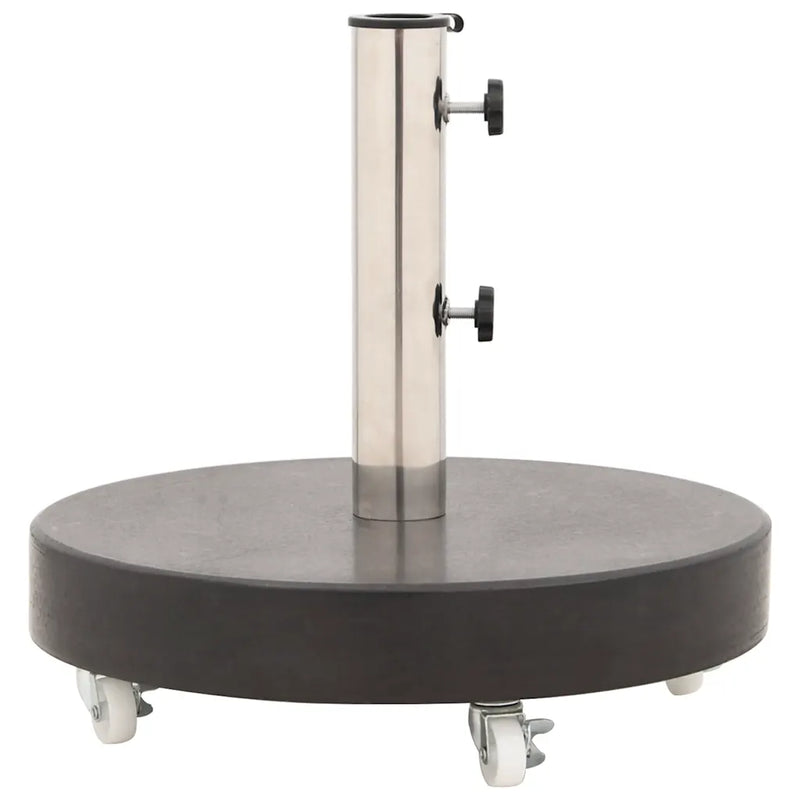 Parasol Base Granite 30 kg Round Black