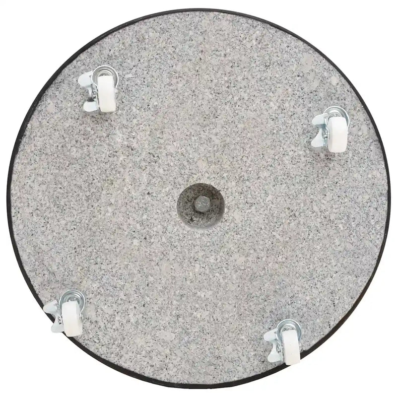 Parasol Base Granite 30 kg Round Black