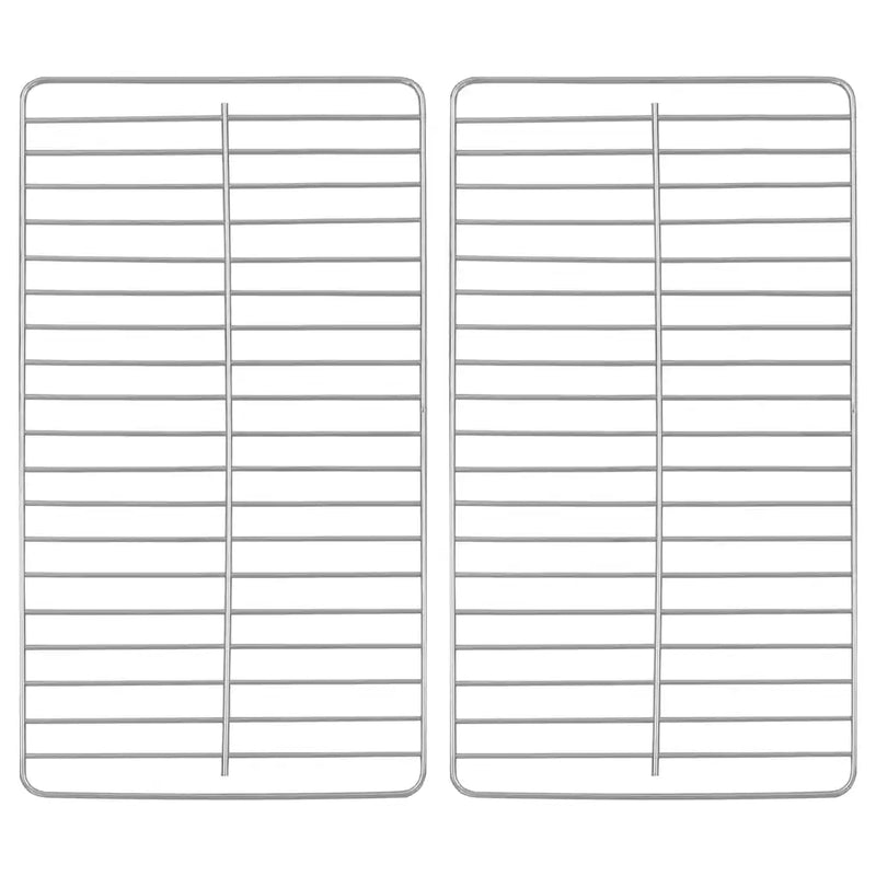 Portable Tabletop Charcoal BBQ Grill Stainless Steel Double Grids