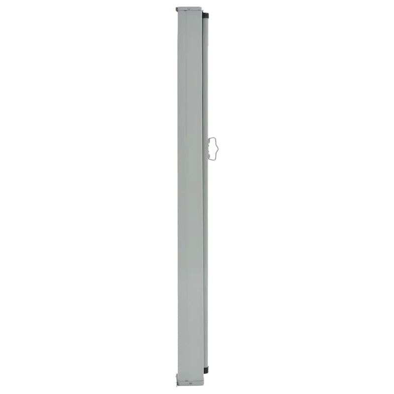 vidaXL Patio Retractable Side Awning 80x300 cm Grey