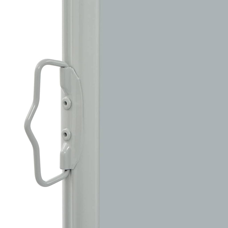 vidaXL Patio Retractable Side Awning 80x300 cm Grey