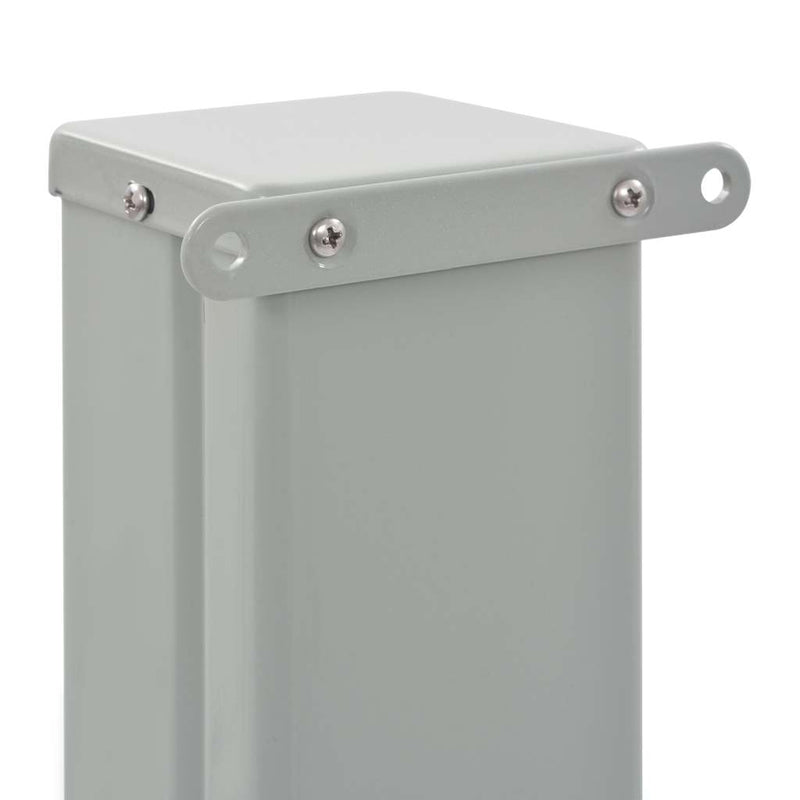 vidaXL Patio Retractable Side Awning 80x300 cm Grey