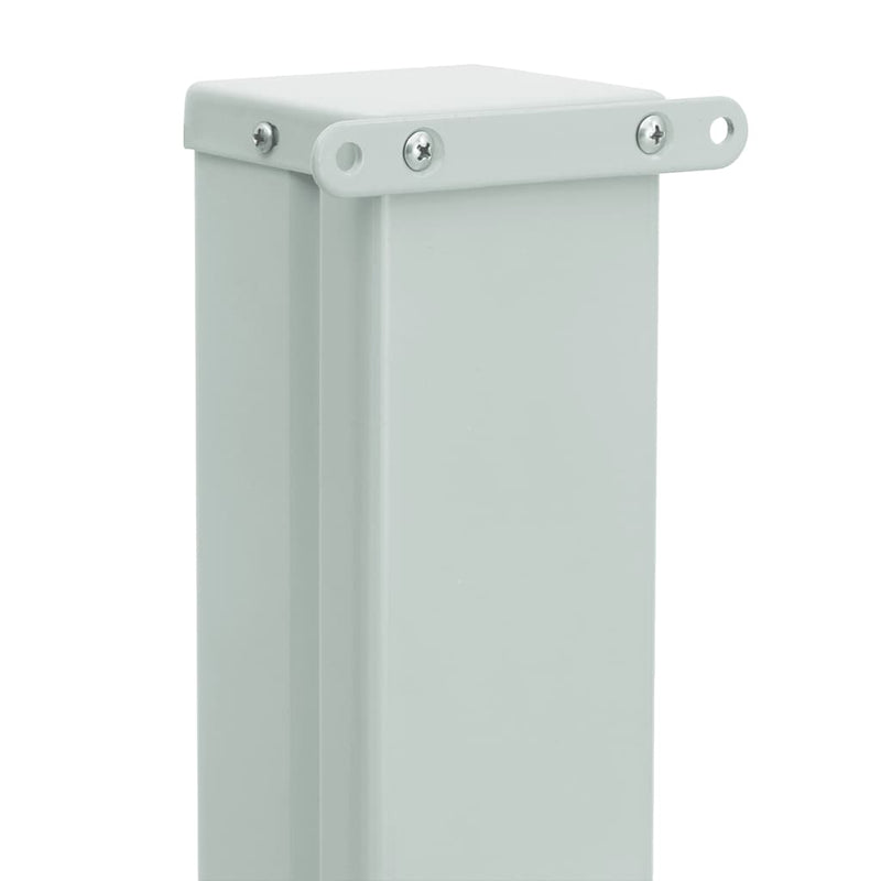 vidaXL Patio Retractable Side Awning 100x300 cm Grey