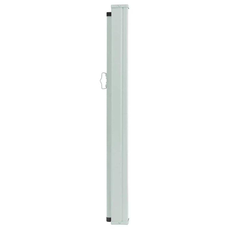 vidaXL Patio Retractable Side Awning 120x500 cm Black