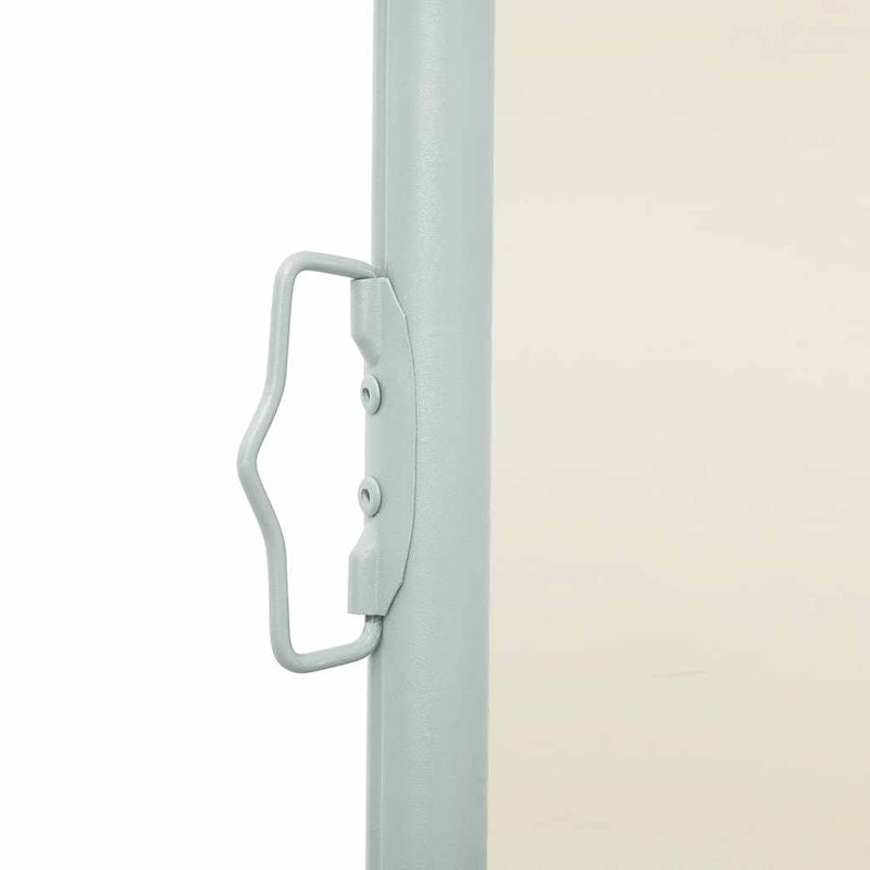 vidaXL Patio Retractable Side Awning 120x500 cm Cream