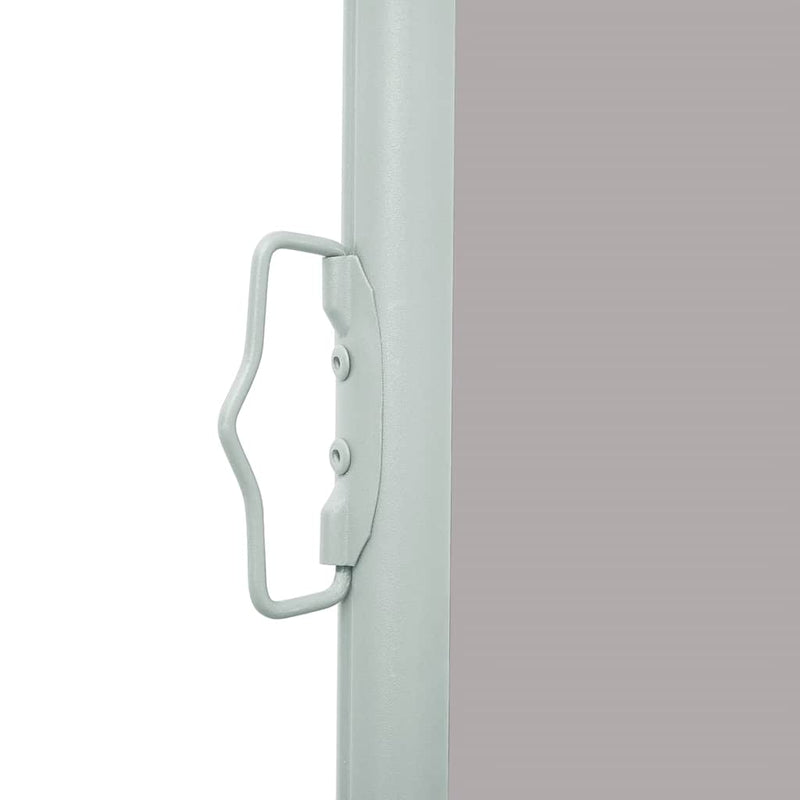 vidaXL Patio Retractable Side Awning 120x500 cm Grey