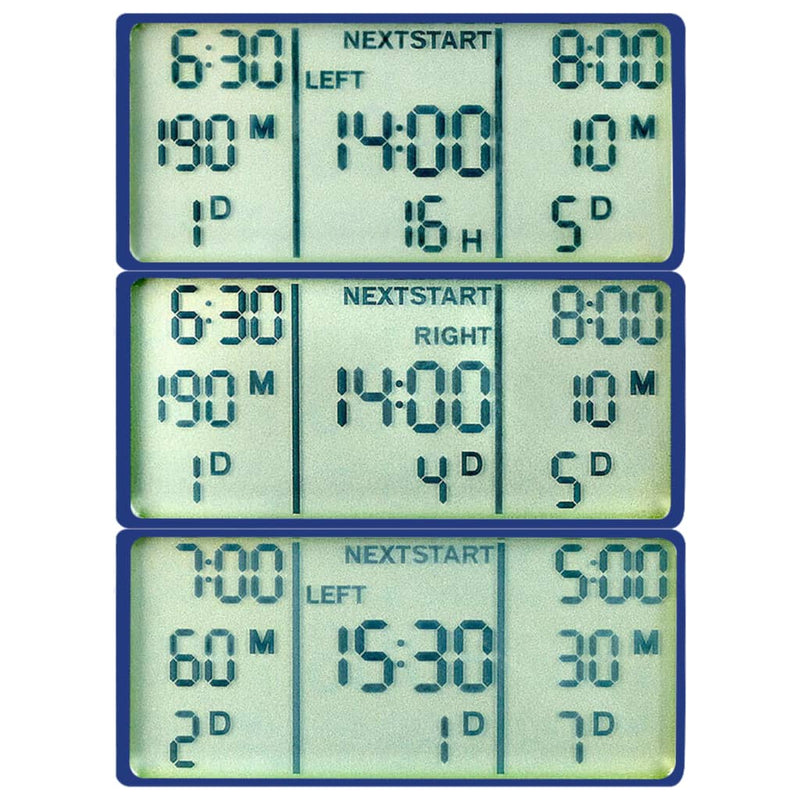 vidaXL Automatic Digital Water Timer with Dual Outlet