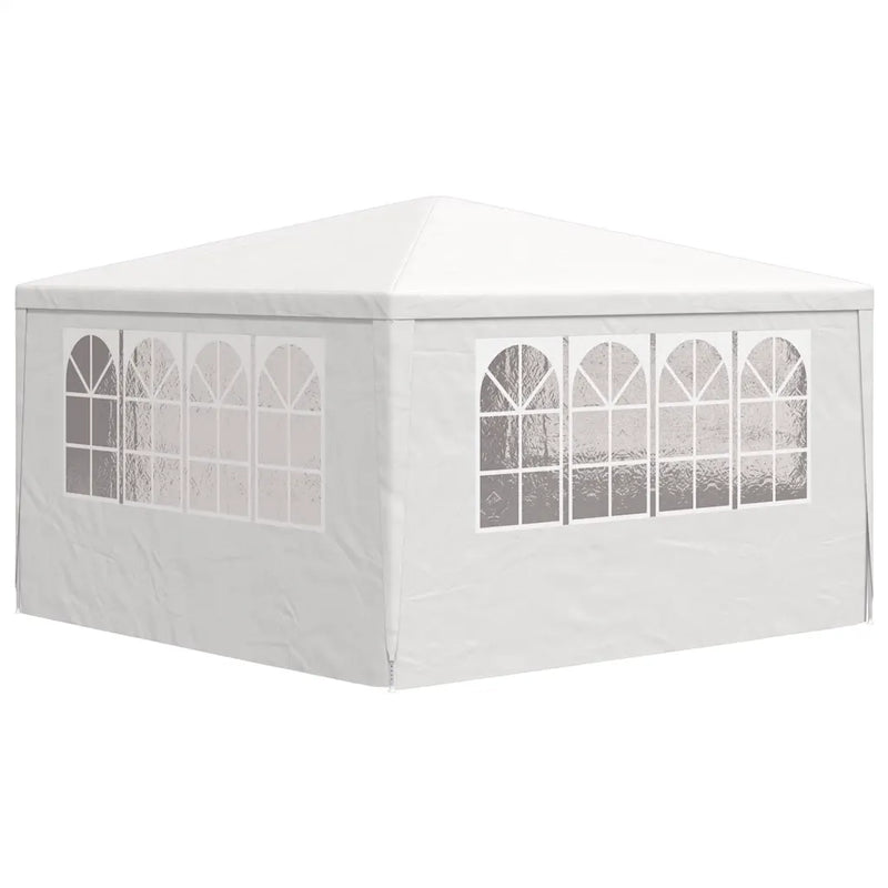 Professional Party Tent with Side Walls 4x4 m White 90 g/m��