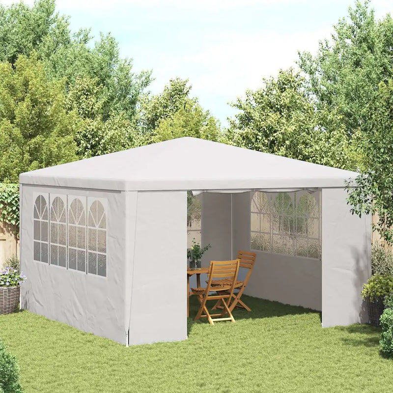 Professional Party Tent with Side Walls 4x4 m White 90 g/m��