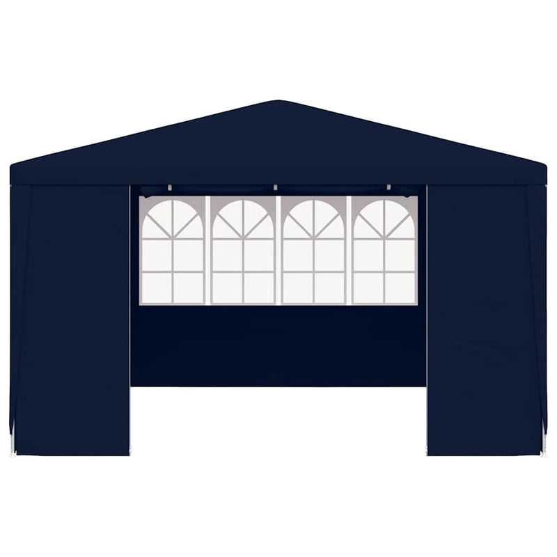 vidaXL Professional Party Tent with Side Walls 4x4 m Blue 90 g/m²