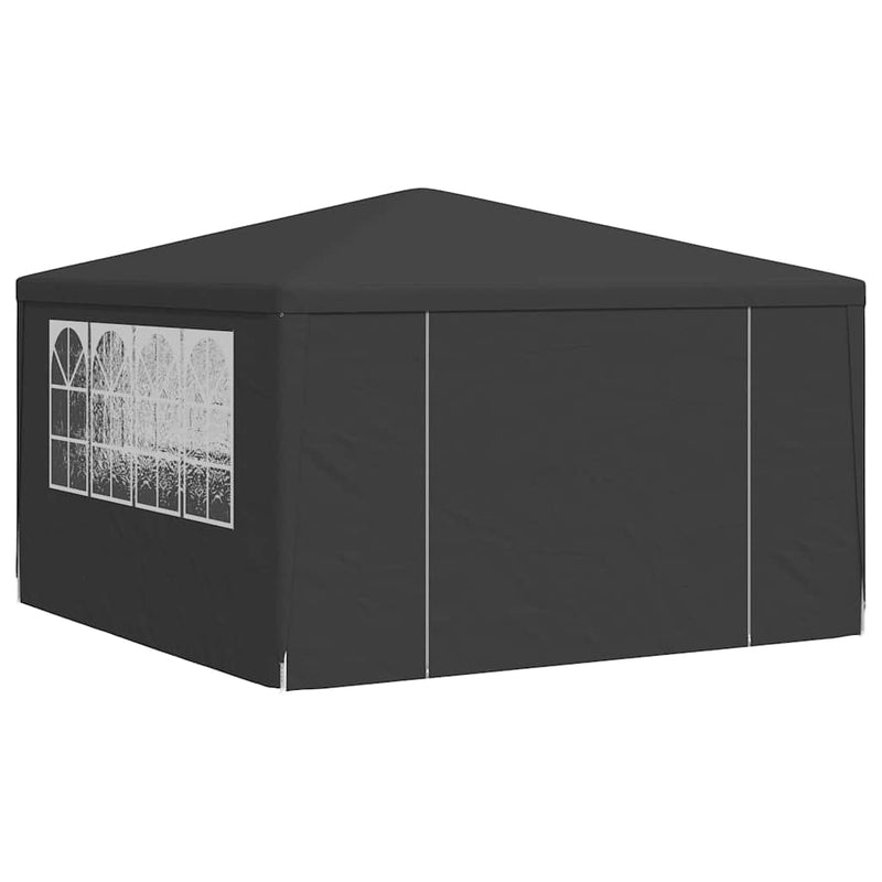 vidaXL Professional Party Tent with Side Walls 4x4 m Anthracite 90 g/m²
