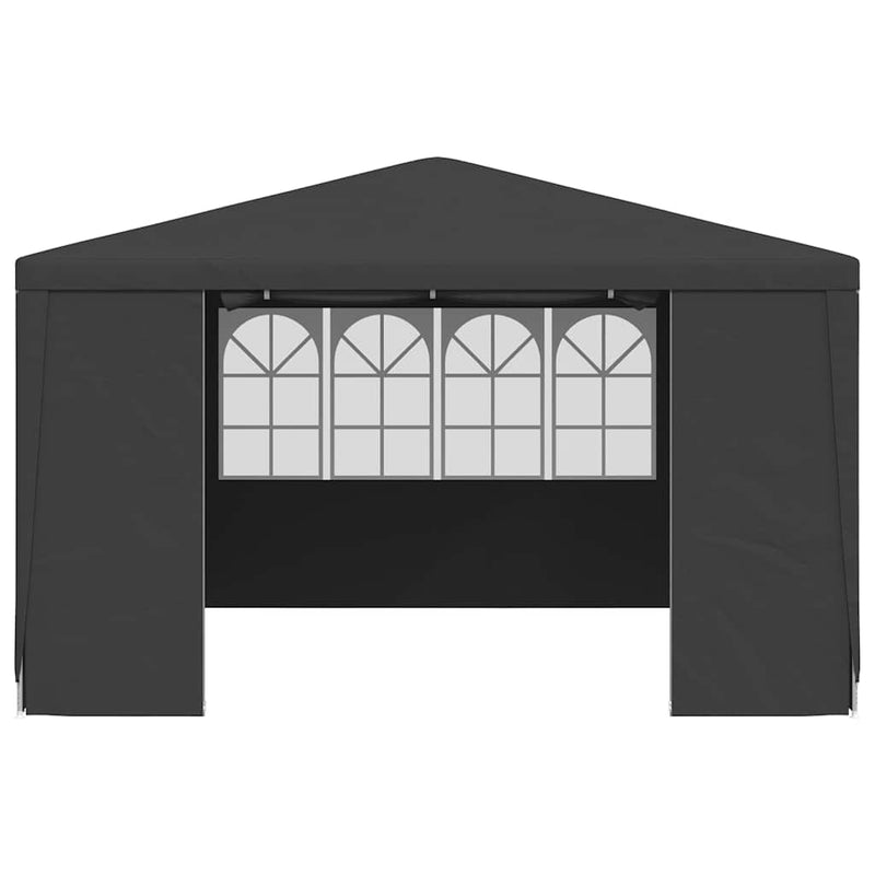 vidaXL Professional Party Tent with Side Walls 4x4 m Anthracite 90 g/m²