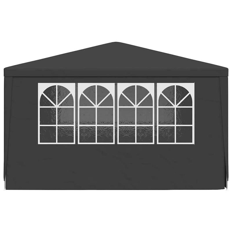 vidaXL Professional Party Tent with Side Walls 4x4 m Anthracite 90 g/m²