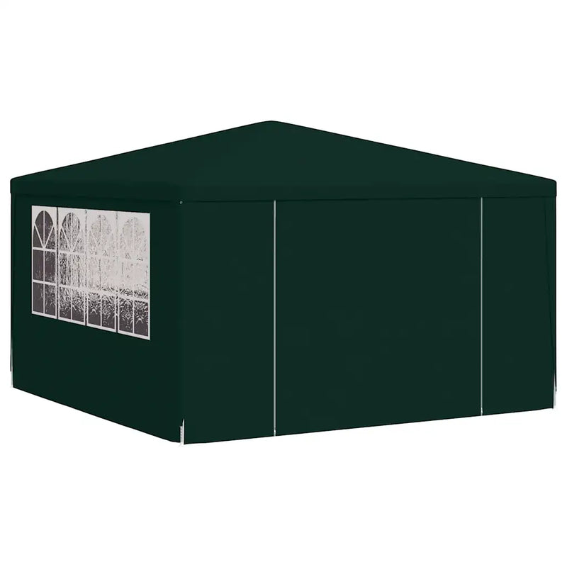 Professional Party Tent with Side Walls 4x4 m Green 90 g/m��