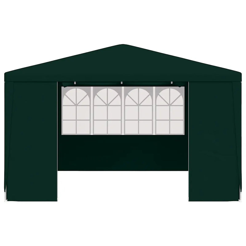 Professional Party Tent with Side Walls 4x4 m Green 90 g/m��