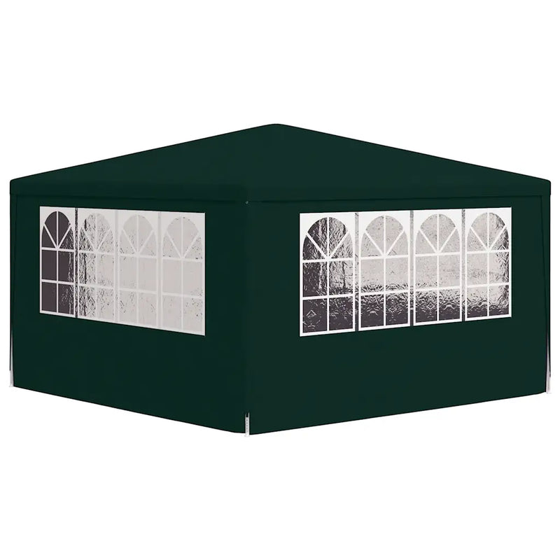 Professional Party Tent with Side Walls 4x4 m Green 90 g/m��