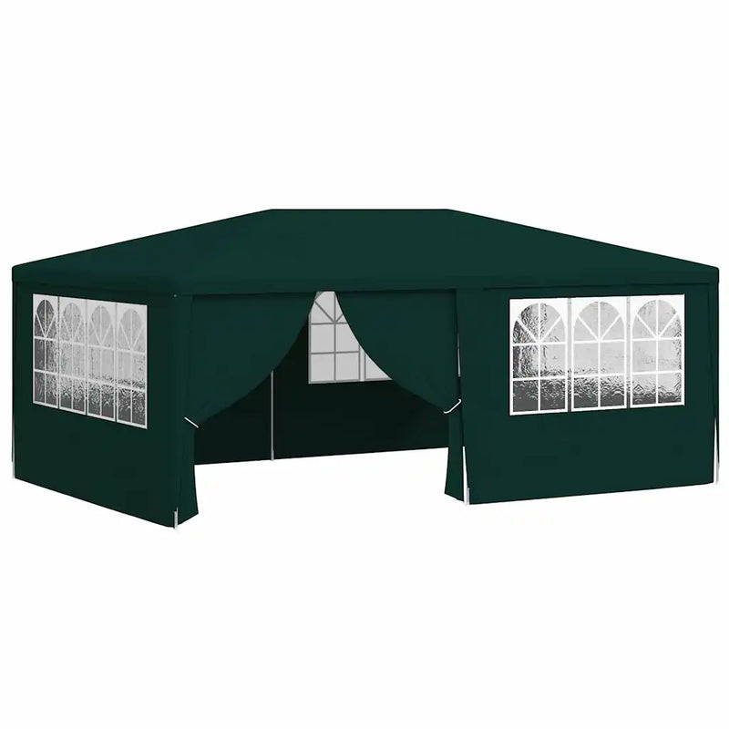 Professional Party Tent with Side Walls 4x6 m Green 90 g/m��