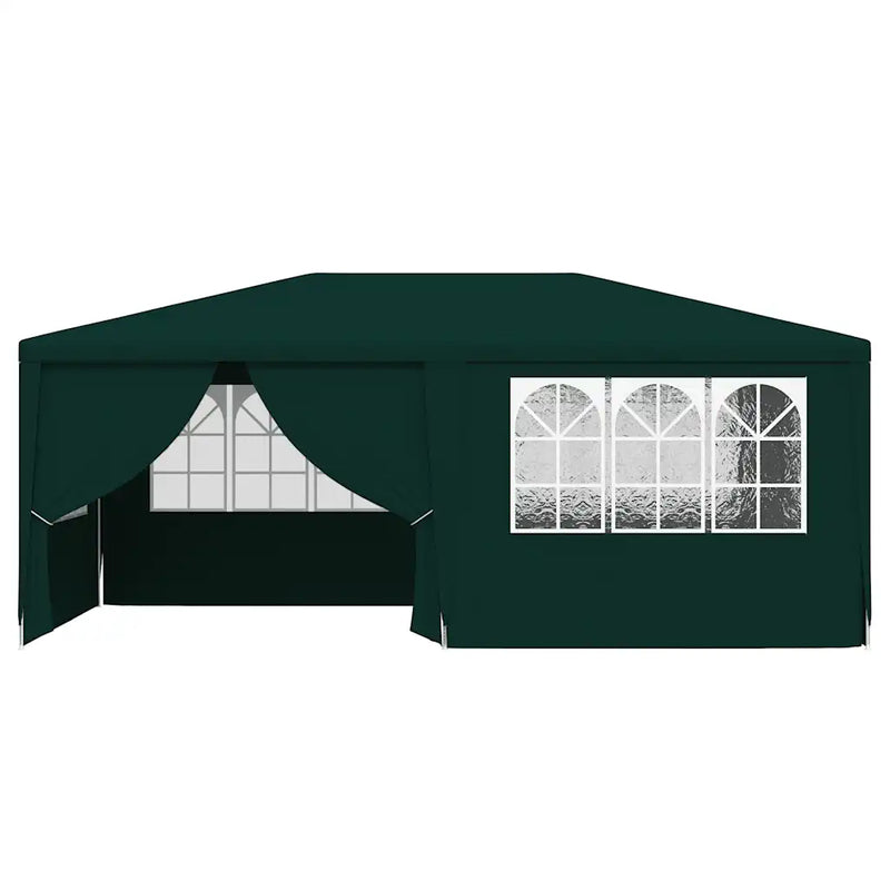 Professional Party Tent with Side Walls 4x6 m Green 90 g/m��