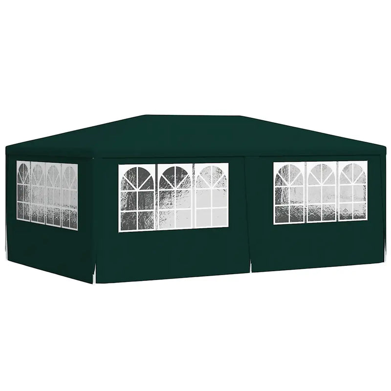 Professional Party Tent with Side Walls 4x6 m Green 90 g/m��