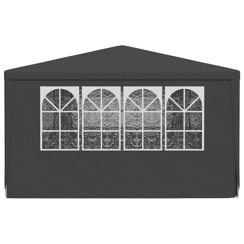 vidaXL Professional Party Tent with Side Walls 4x9 m Anthracite 90 g/m²