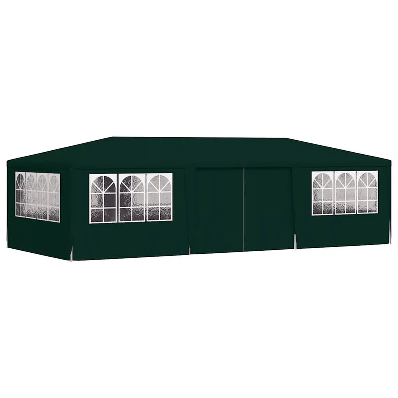 Professional Party Tent with Side Walls 4x9 m Green 90 g/m��