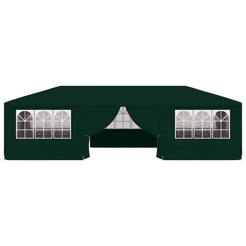 Professional Party Tent with Side Walls 4x9 m Green 90 g/m��