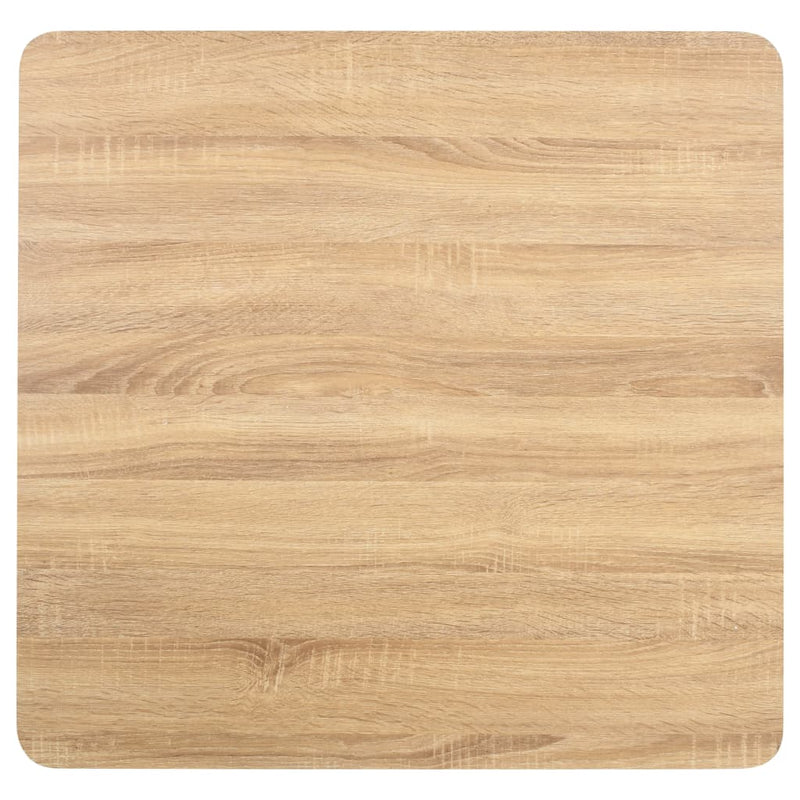 vidaXL Bistro Table Light Brown 80x80 cm MDF