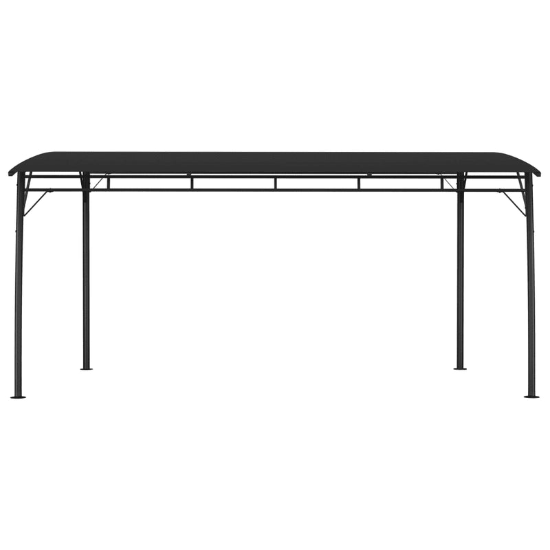 Garden Sunshade Awning 4x3x2.55 m Anthracite