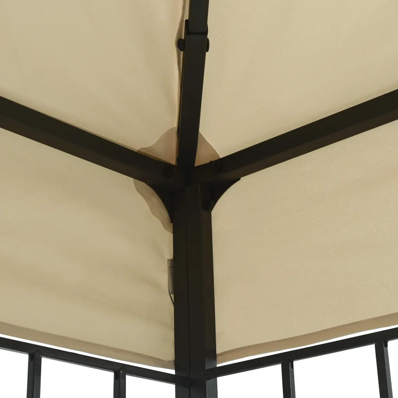 Gazebo 3x4 m Cream